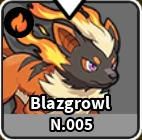 Blazgrowl Evolution